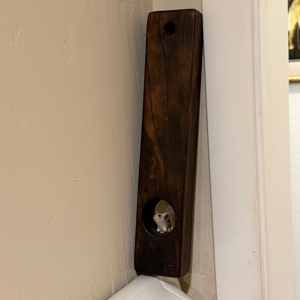 unique wall decor cute mouse japan wood
